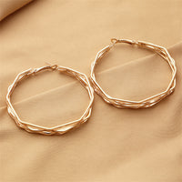 18k Gold-Plated Polygon Layered Hoop Earrings