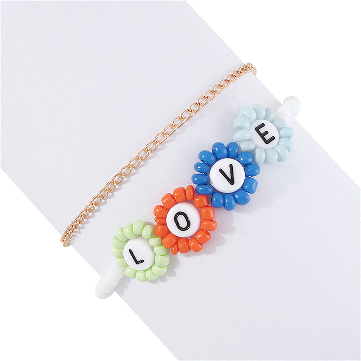 Howlite & 18K Gold-Plated 'Love' Beaded Bracelet Set