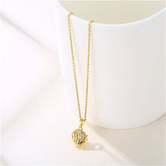 Crystal & 18K Gold-Plated Fish Pendant Necklace