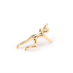 18K Gold-Plated Figure Ear Cuff
