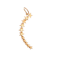 18k Gold-Plated Star Ear Climber