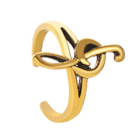 18k Gold-Plated Musical Note Ear Cuff