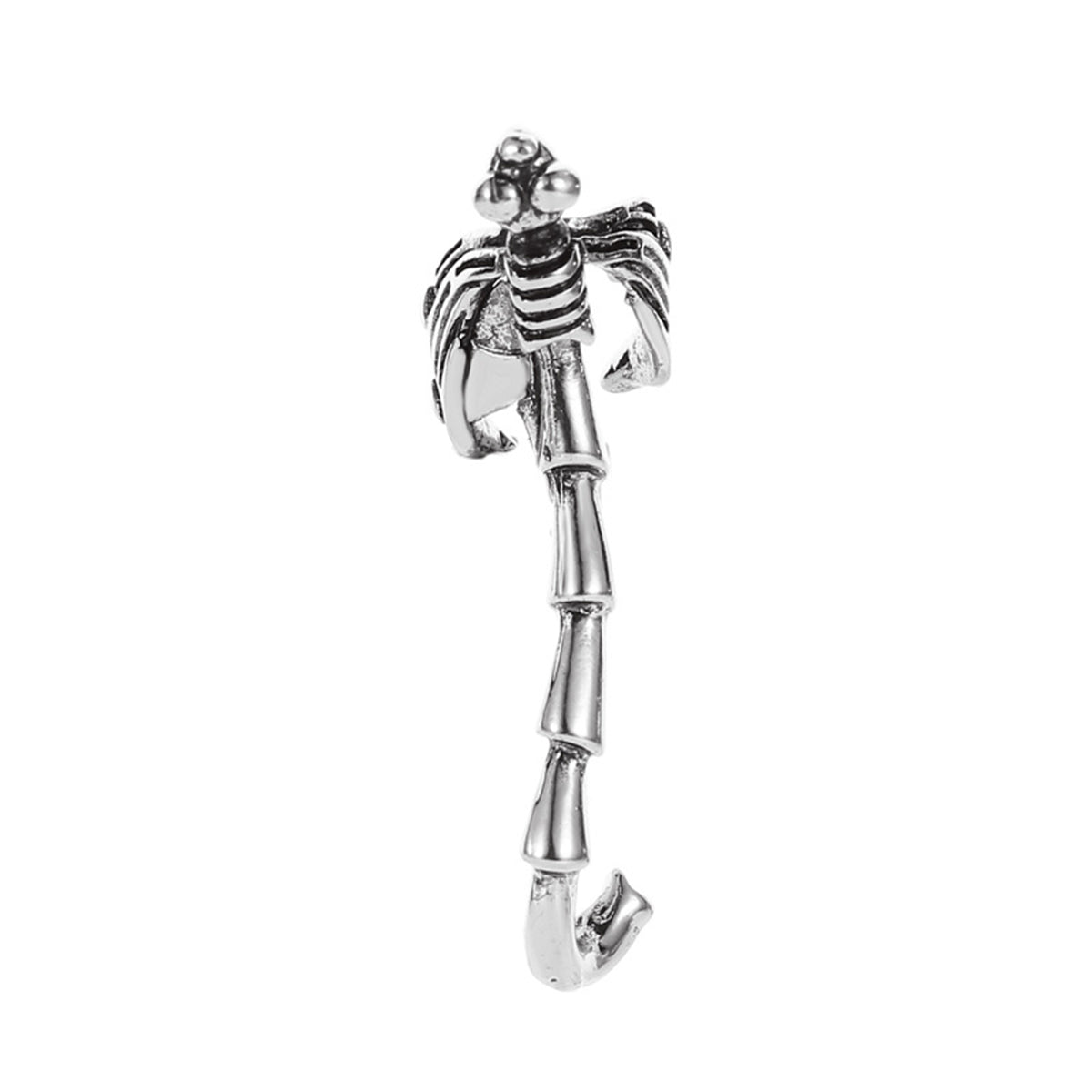 Silver-Plated Dragonfly Ear Cuff