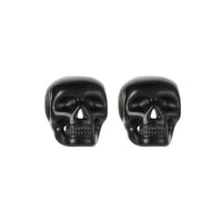 Black Skull Stud Earrings