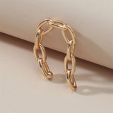 18k Gold-Plated Thin Cable-Chain Ear Cuff