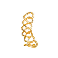 18k Gold-Plated Hearts Ear Climber