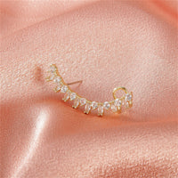 Crystal & Cubic Zirconia Ear Climber