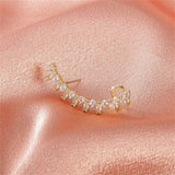 Crystal & Cubic Zirconia Ear Climber