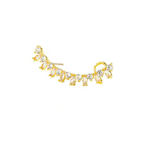 Crystal & Cubic Zirconia Ear Climber