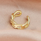 18k Gold-Plated Curb Chain Ear Cuff