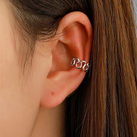 Silver-Plated Snake Ear Cuff