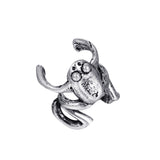 Silver-Plated Frog Ear Cuff