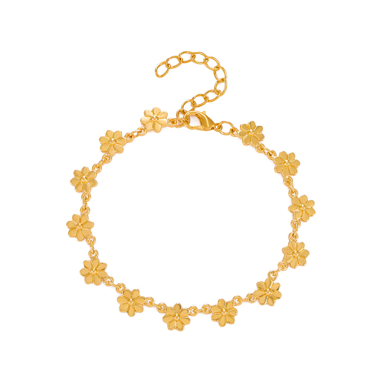 18K Gold-Plated Mum Station Bracelet