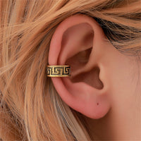18k Gold-Plated Geometric Great Wall Ear Cuff