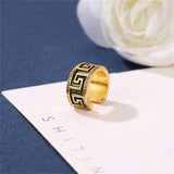 18k Gold-Plated Geometric Great Wall Ear Cuff