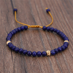 Lapis & 18K Gold-Plated Adjustable Bracelet