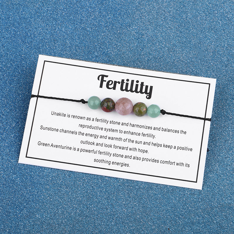 Multicolor Quartz 'Fertility' Adjustable Bracelet, bracelet for women, elegant gift for her, detail close-up
