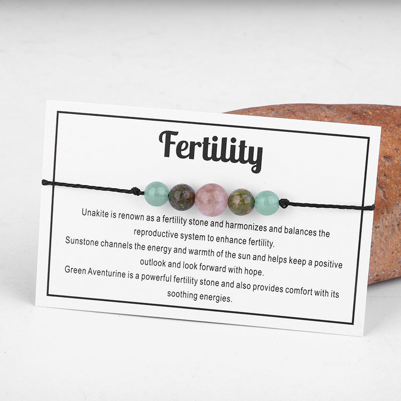 Multicolor Quartz 'Fertility' Adjustable Bracelet, bracelet for women, elegant gift for her, lifestyle look