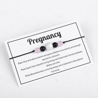 White Quartz 'Pregnancy' Adjustable Bracelet