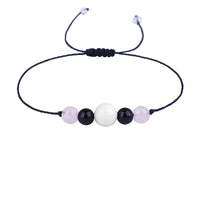 White Quartz 'Pregnancy' Adjustable Bracelet