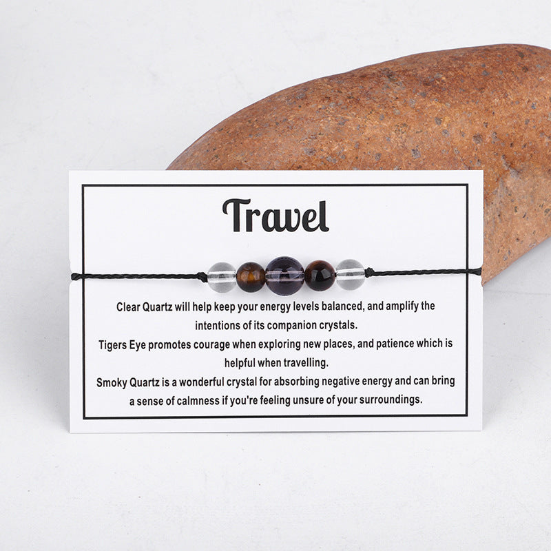 Quartz 'Travel' Adjustable Bracelet, bracelet for women, vintage-inspired design, lifestyle look