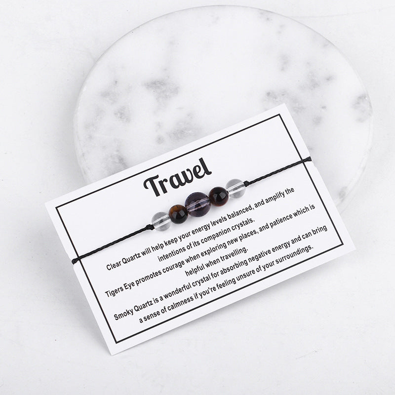 Quartz 'Travel' Adjustable Bracelet