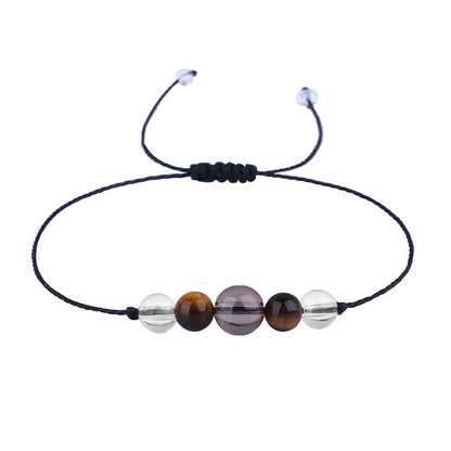 Quartz 'Travel' Adjustable Bracelet, bracelet for women, vintage-inspired design, side view