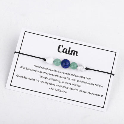 Quartz and Turquoise 'Calm' Adjustable Bracelet, bracelet for women, vintage-inspired design, styled look