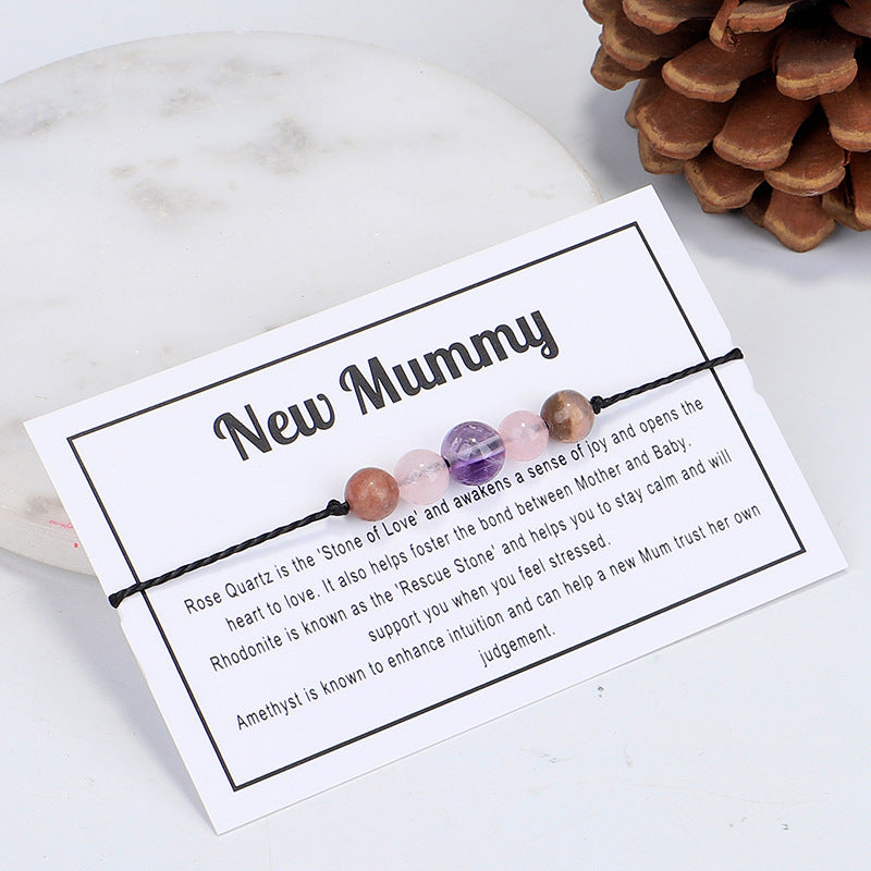 Quartz 'New Mummy' Adjustable Bracelet, bracelet for women, botanical inspired, styled look