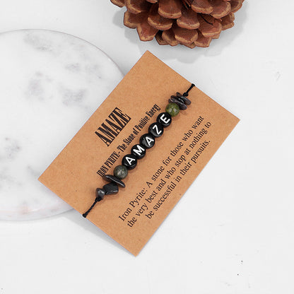 Quartz and Black 'Amaze' Adjustable Bracelet, bracelet for women, vintage-inspired design, styled look