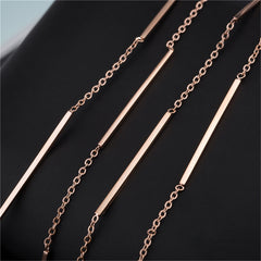18K Rose Gold-Plated Bar Tassel Ear Jackets