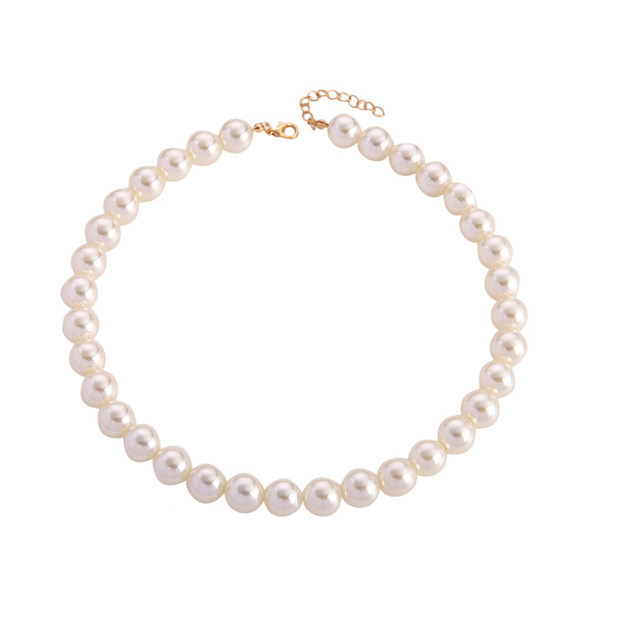 Pearl & 18K Gold-Plated 12MM Choker Necklace