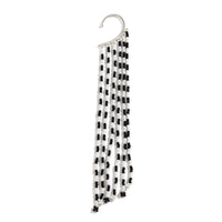 Black & White Howlite Tassel Ear Cuff