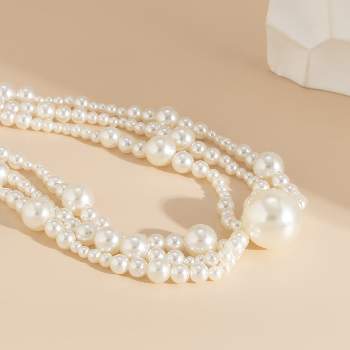 Pearl Scarf Necklace, pendant necklace for women, elegant gift for her, lifestyle look