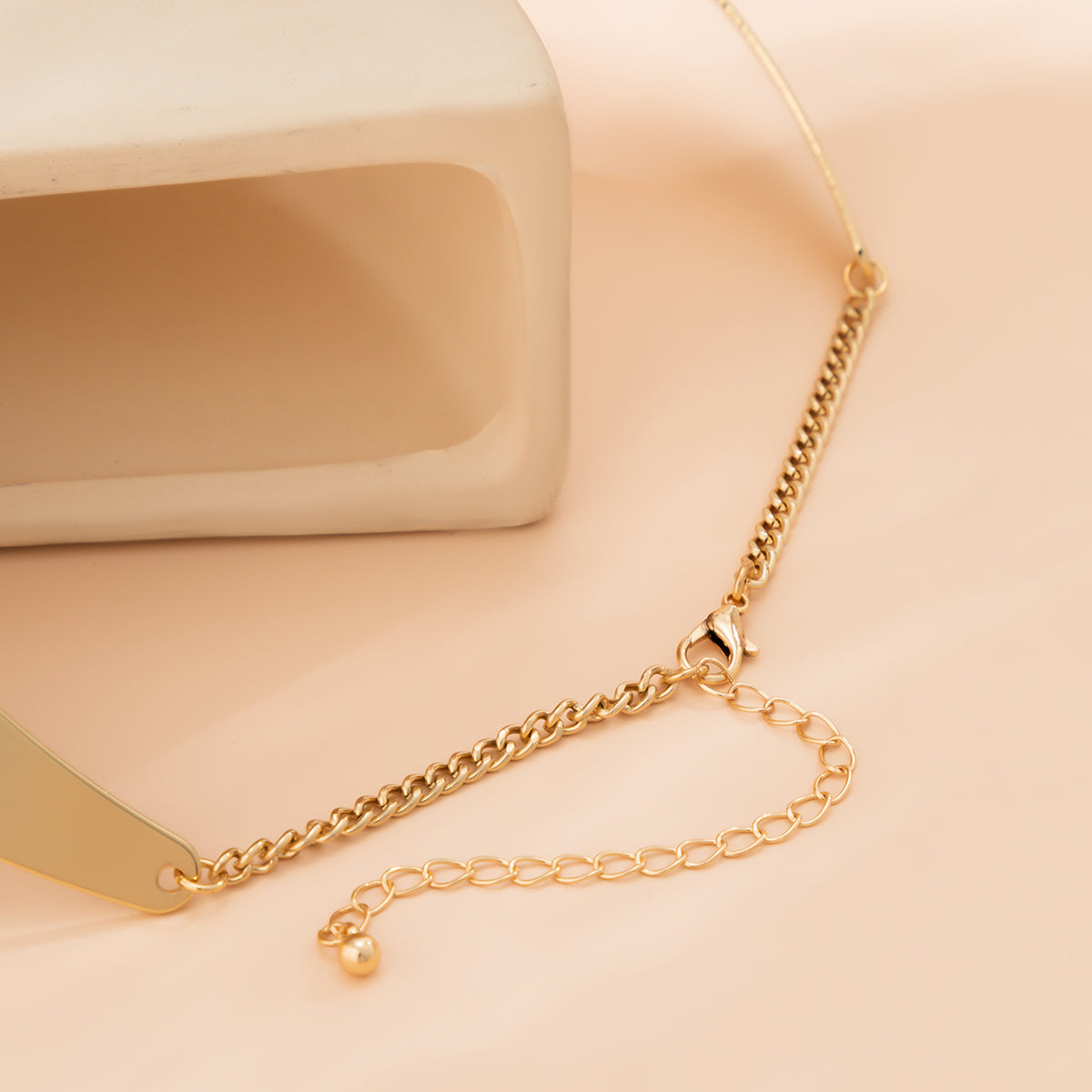 18K Gold-Plated Thick Choker Necklace, chunky gold choker necklace, botanical inspired, styled look