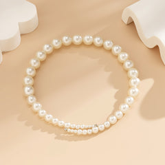 Pearl & Silver-Plated Choker