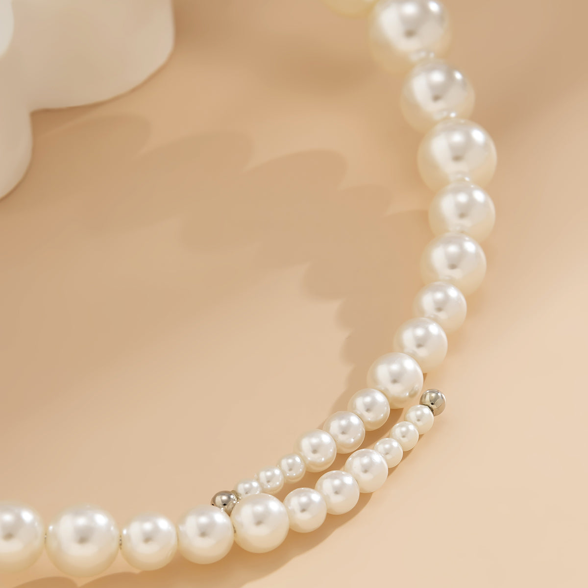 Pearl & Silver-Plated Choker