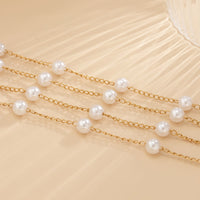 Pearl & 18k Gold-Plated Layered Statement Necklace