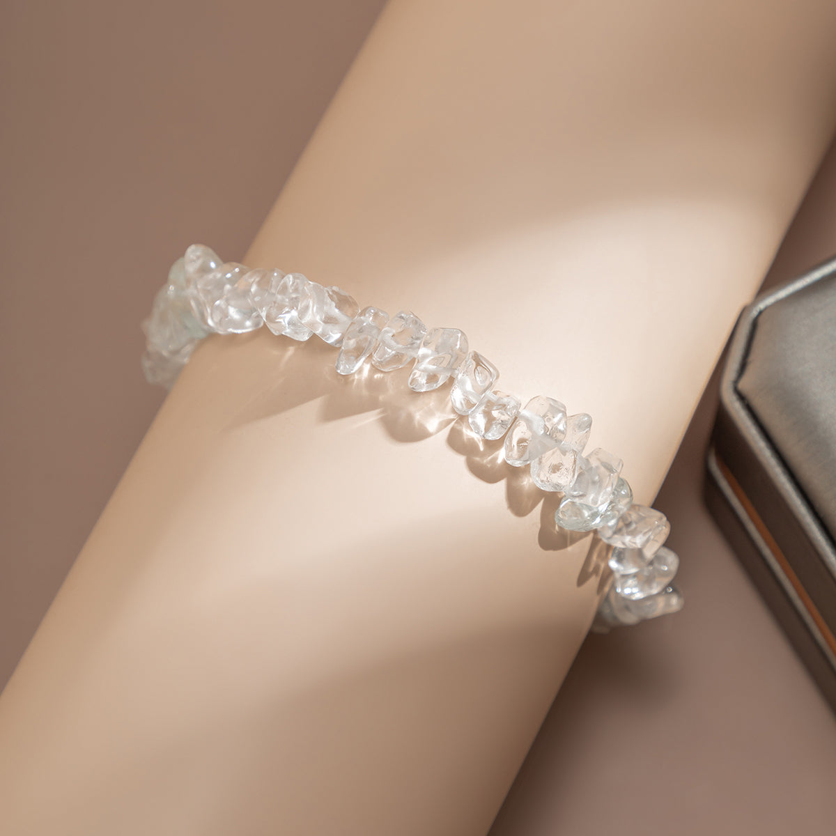 Clear Resin Stretch Bracelet