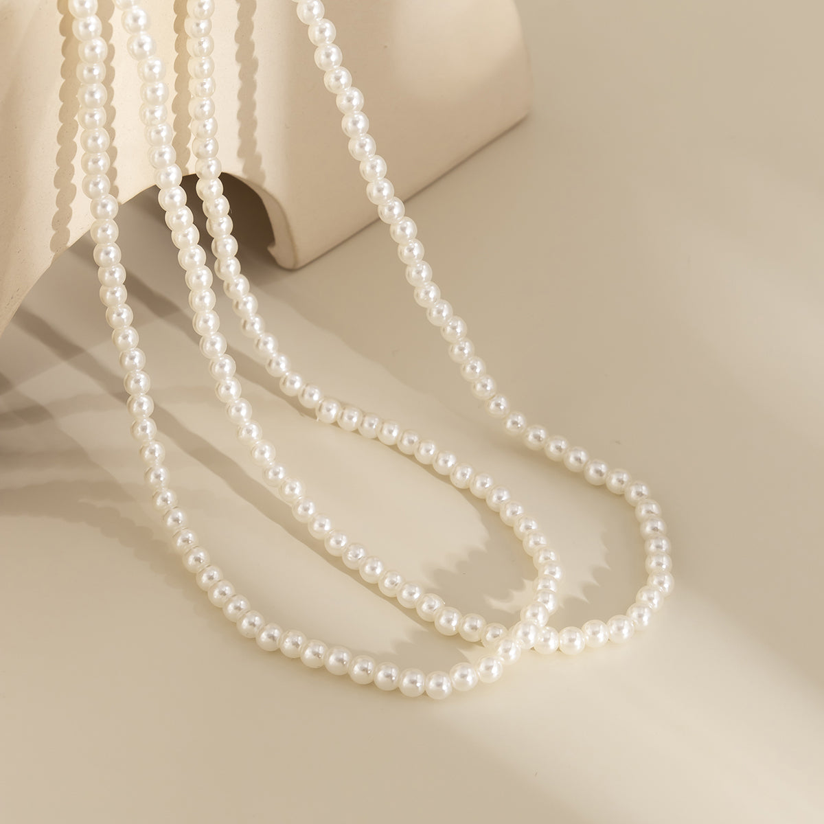Pearl Double-Layer Leg Chain