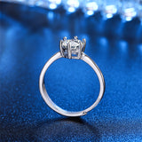 Crystal & Silver-Plated Cocktail Ring