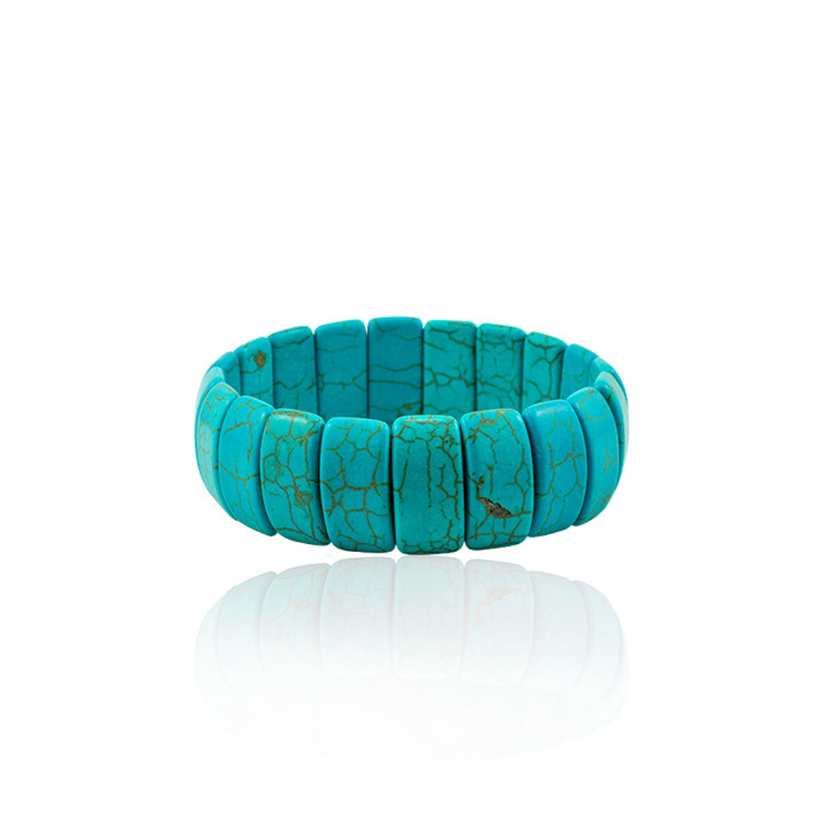 Turquoise Beaded Stretch Bracelet