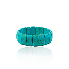 Turquoise Beaded Stretch Bracelet