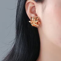 18k Gold-Plated Firework Stud Earrings