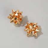 18k Gold-Plated Firework Stud Earrings