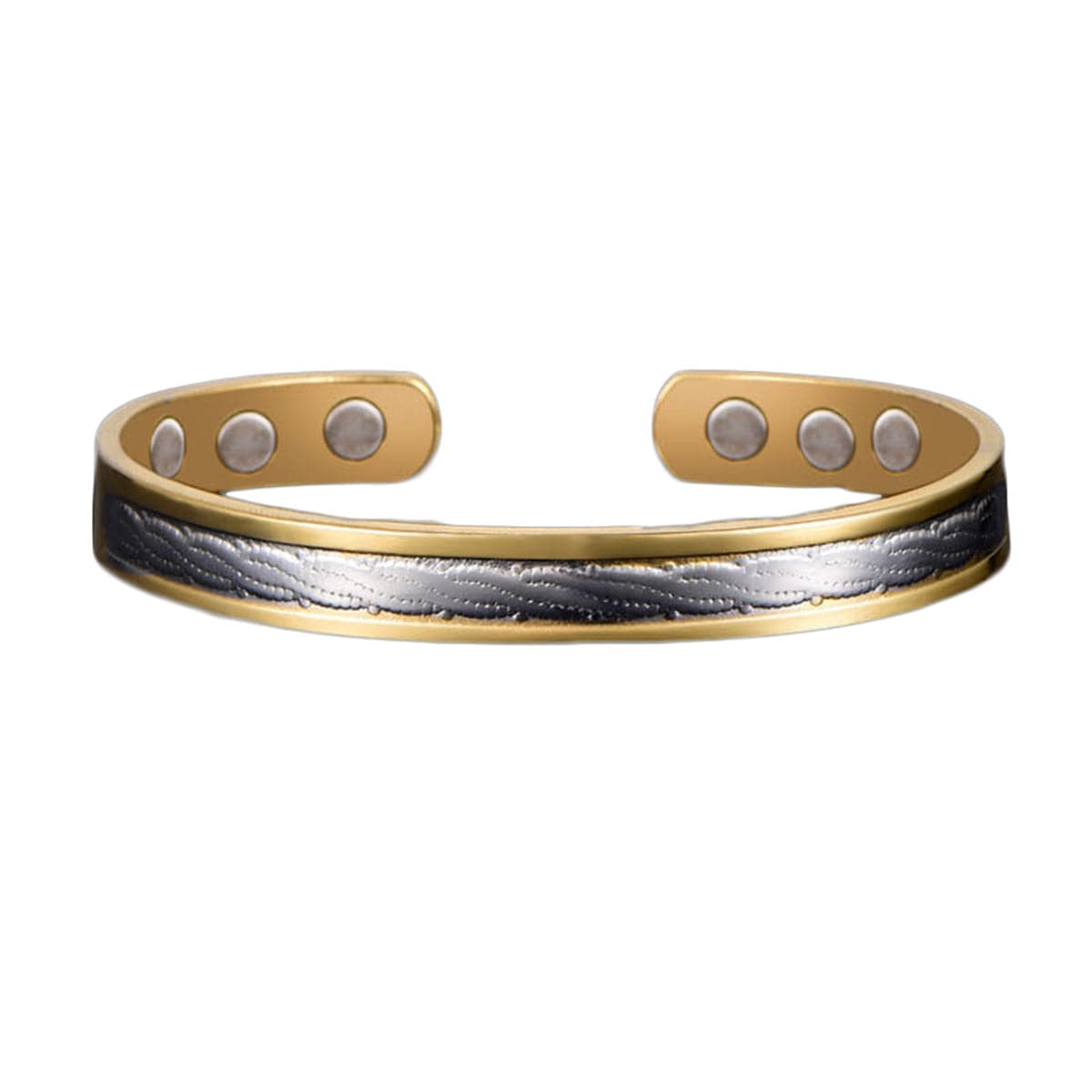 Two-Tone Rope-Accented Cuff